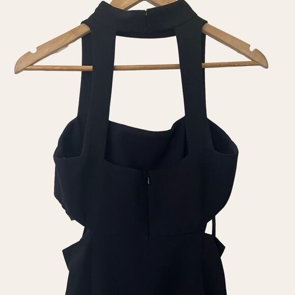 JILL STUART Black Cutout Mini Dress Size 2 - Picture 4 of 6